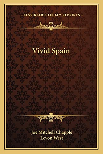 Beispielbild fr Vivid Spain zum Verkauf von THE SAINT BOOKSTORE
