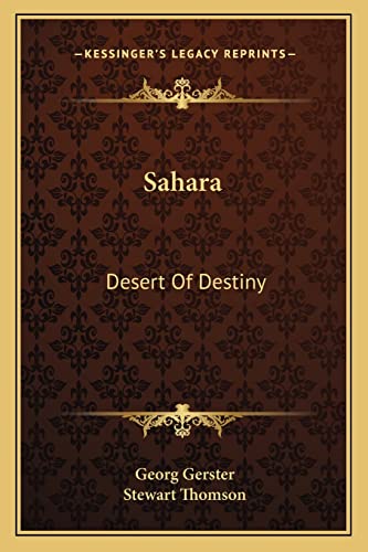 9781163824115: Sahara: Desert Of Destiny
