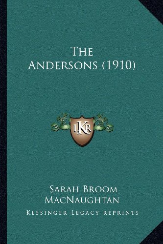 Imagen de archivo de The Andersons (1910) a la venta por THE SAINT BOOKSTORE
