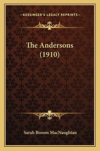 Stock image for The Andersons (1910) for sale by ALLBOOKS1