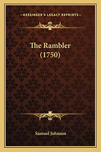 9781164096276: The Rambler (1750)