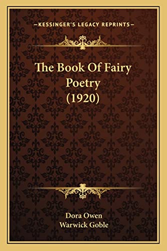 9781164123958: The Book of Fairy Poetry (1920)