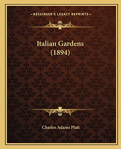 9781164162735: Italian Gardens (1894)