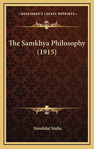 9781164261902: The Samkhya Philosophy (1915)