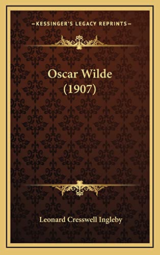 Stock image for Oscar Wilde (1907) for sale by Hawking Books