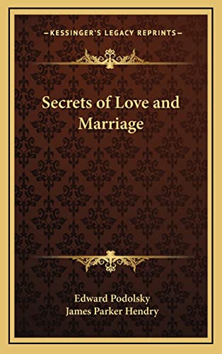 Stock image for Secrets of Love and Marriage for sale by Books Unplugged