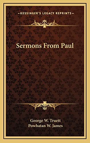 Stock image for Sermons From Paul for sale by Lucky's Textbooks