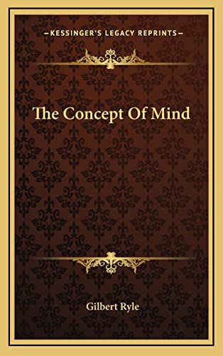 9781164504009: The Concept Of Mind