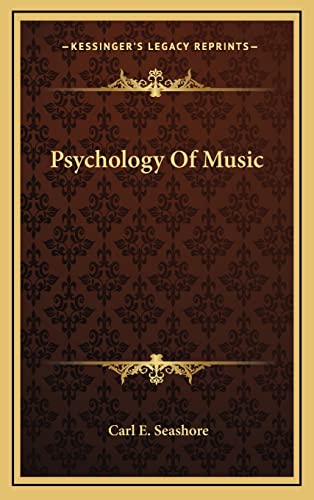 9781164511205: Psychology Of Music