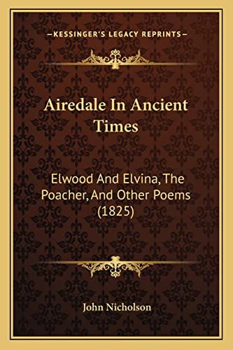 Beispielbild fr Airedale In Ancient Times zum Verkauf von Books Puddle