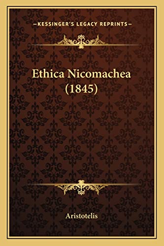 9781164638278: Ethica Nicomachea (1845)