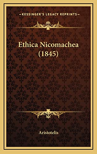 9781164726951: Ethica Nicomachea (1845)