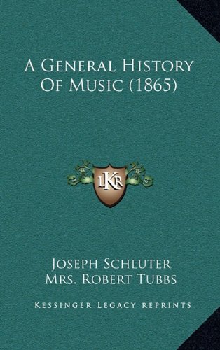 9781164783480: A General History of Music (1865)