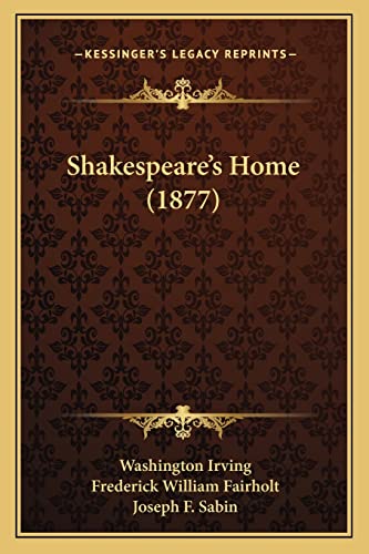 Stock image for Shakespeare's Home (1877) for sale by ALLBOOKS1