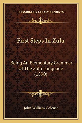 Stock image for First Steps In Zulu: Being An Elementary Grammar Of The Zulu Language (1890) for sale by ALLBOOKS1