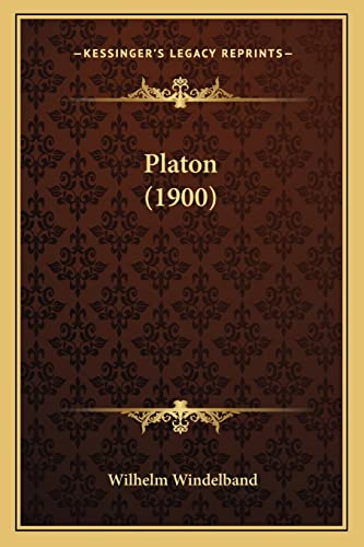 Beispielbild fr Platon (1900) zum Verkauf von WorldofBooks