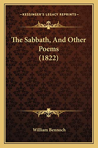9781164883739: The Sabbath, And Other Poems (1822)