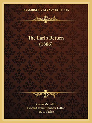 Stock image for The Earl's Return (1886) for sale by ALLBOOKS1