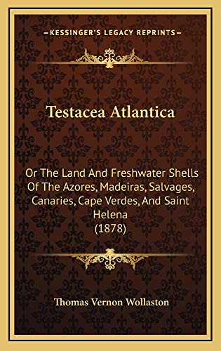 9781165243433: Testacea Atlantica: Or the Land and Freshwater Shells of the Azores, Madeiras, Salvages, Canaries, Cape Verdes, and Saint Helena (1878)