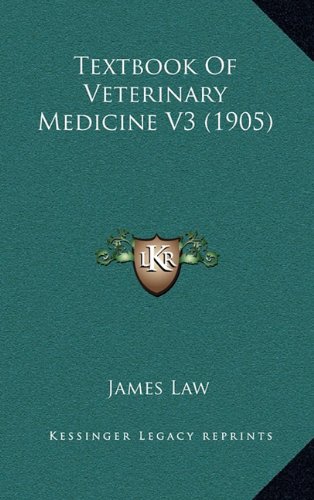 9781165243693: Textbook of Veterinary Medicine V3 (1905)
