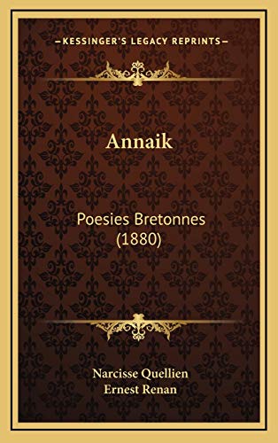 9781165317868: Annaik: Poesies Bretonnes (1880)