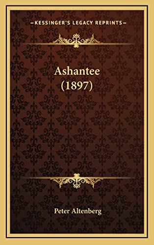 9781165356133: Ashantee (1897)