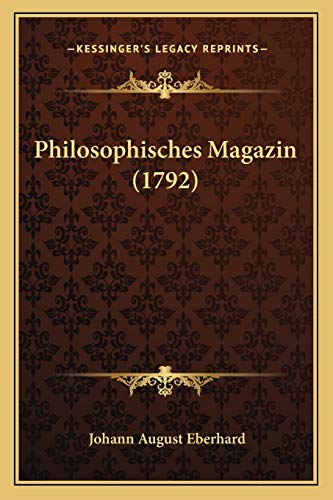 9781165698141: Philosophisches Magazin (1792)