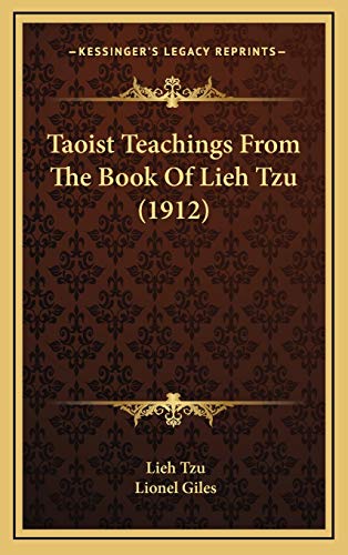 9781165703272: Taoist Teachings From The Book Of Lieh Tzu (1912)