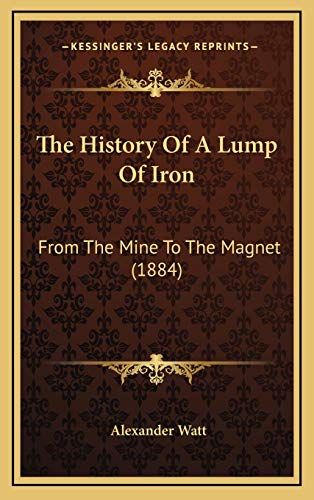 9781165823260: The History Of A Lump Of Iron: From The Mine To The Magnet (1884)