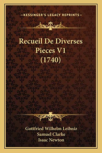 Stock image for Recueil De Diverses Pieces V1 (1740) (French Edition) for sale by ALLBOOKS1