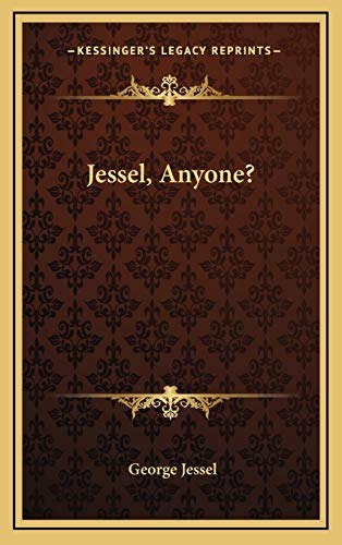 Jessel, Anyone? (9781166125240) by Jessel, George