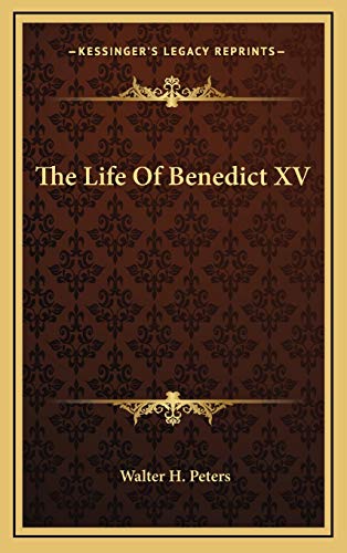 9781166135379: Life of Benedict XV