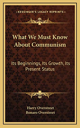 9781166135447: What We Must Know About Communism: Its Beginnings, Its Growth, Its Present Status