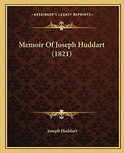 Memoir Of Joseph Huddart (1821) - Joseph Huddart