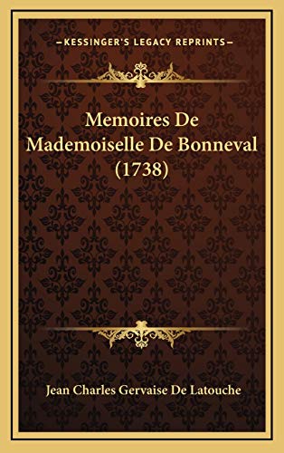 9781166352646: Memoires De Mademoiselle De Bonneval (1738)