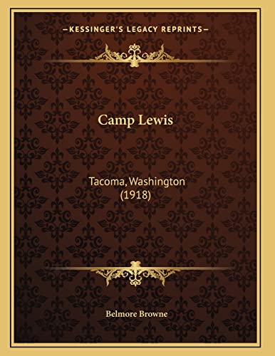 Stock image for Camp Lewis: Tacoma, Washington (1918) for sale by Lucky's Textbooks