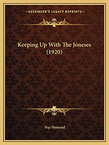 Stock image for Keeping Up With The Joneses (1920) for sale by THE SAINT BOOKSTORE
