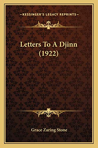 9781166599690: Letters To A Djinn (1922)