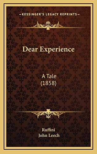 9781166649395: Dear Experience: A Tale (1858)