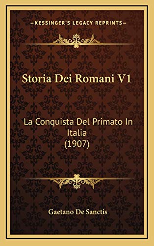 9781166877880: Storia Dei Romani V1