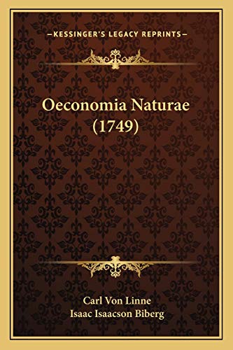 Stock image for Oeconomia Naturae (1749) for sale by WorldofBooks