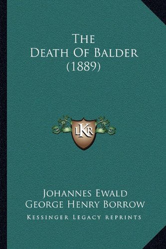 Stock image for The Death Of Balder (1889) for sale by ALLBOOKS1