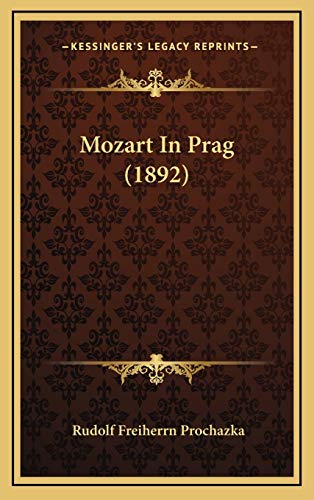 9781167098031: Mozart In Prag (1892)