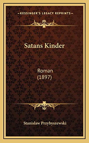 9781167112096: Satans Kinder: Roman (1897)