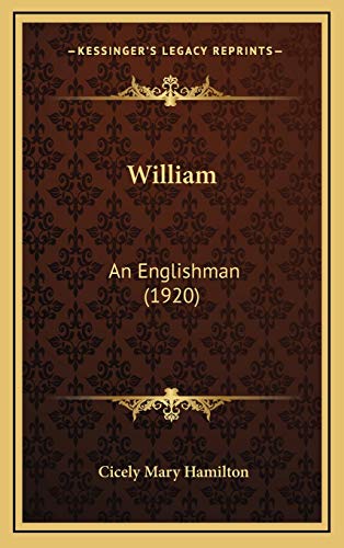 9781167284311: William: An Englishman (1920)