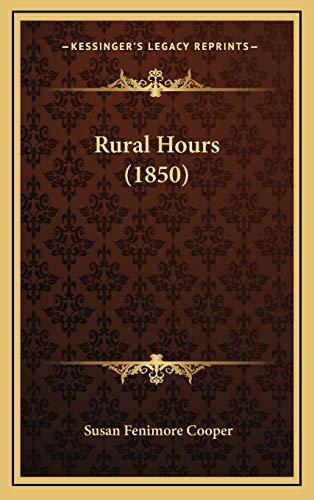 9781167309120: Rural Hours (1850)