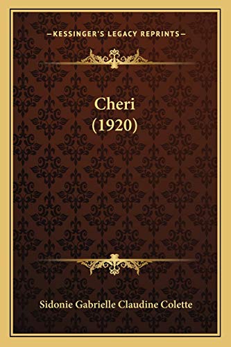 9781167536069: Cheri (1920)
