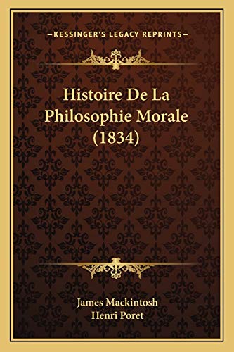 9781167706790: Histoire De La Philosophie Morale (1834)