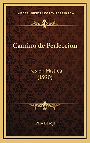 Camino de Perfeccion: Pasion Mistica (1920) (Spanish Edition) (9781167850189) by Baroja, Paio