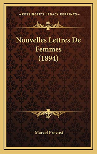 9781167862243: Nouvelles Lettres De Femmes (1894)